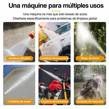 Hidrolimpiadora Portátil a Batería – Pistola de Alta Presión sin Cables
