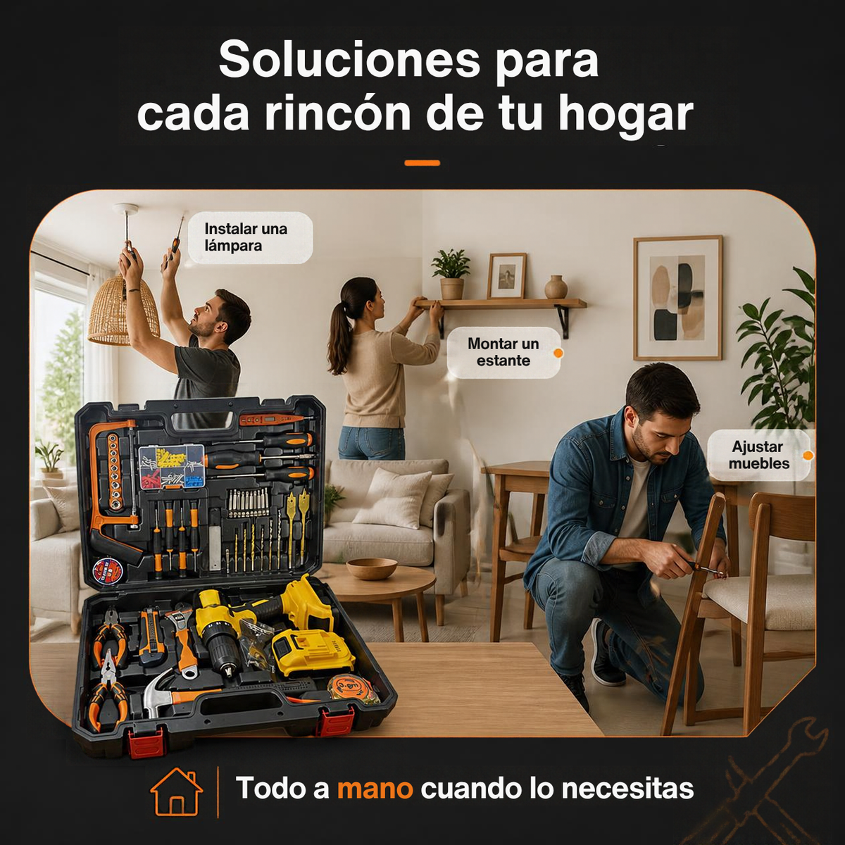 Taladro Atornillador a Batería 36V con 2 Baterías – Kit Completo