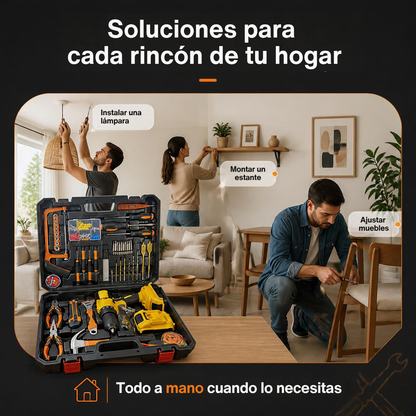 Taladro Atornillador a Batería 36V con 2 Baterías – Kit Completo