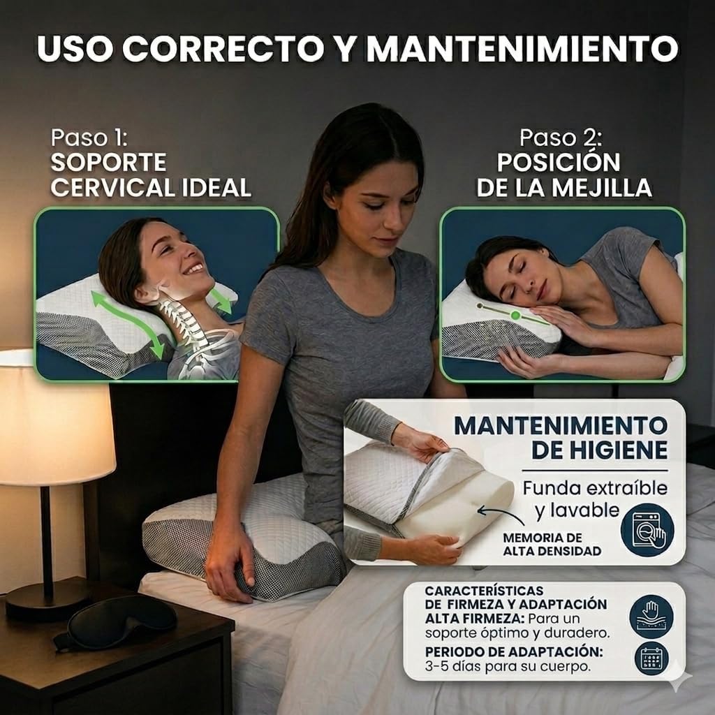 Almohada Cervical Ortopédica Viscoelástica