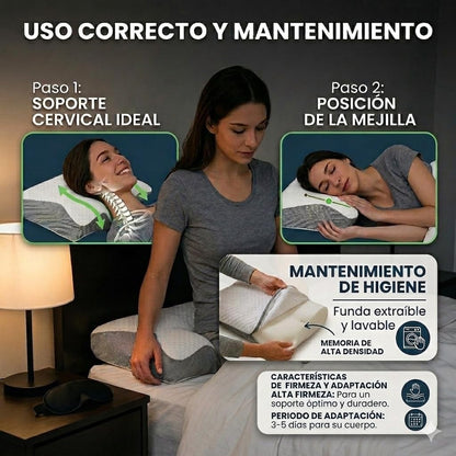 Almohada Cervical Ortopédica Viscoelástica