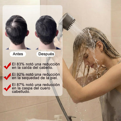 Alcachofa de Ducha Turbo con Filtro – Alta Presión