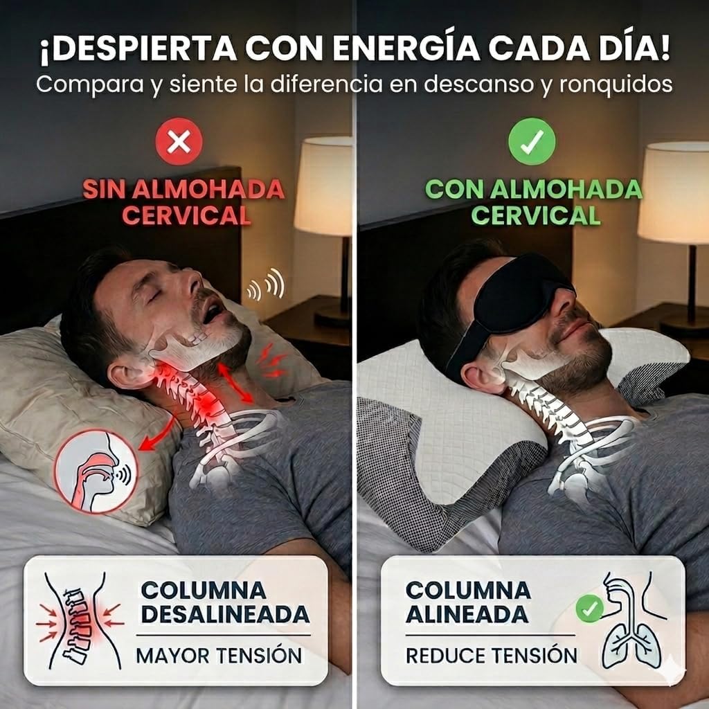 Almohada Cervical Ortopédica Viscoelástica