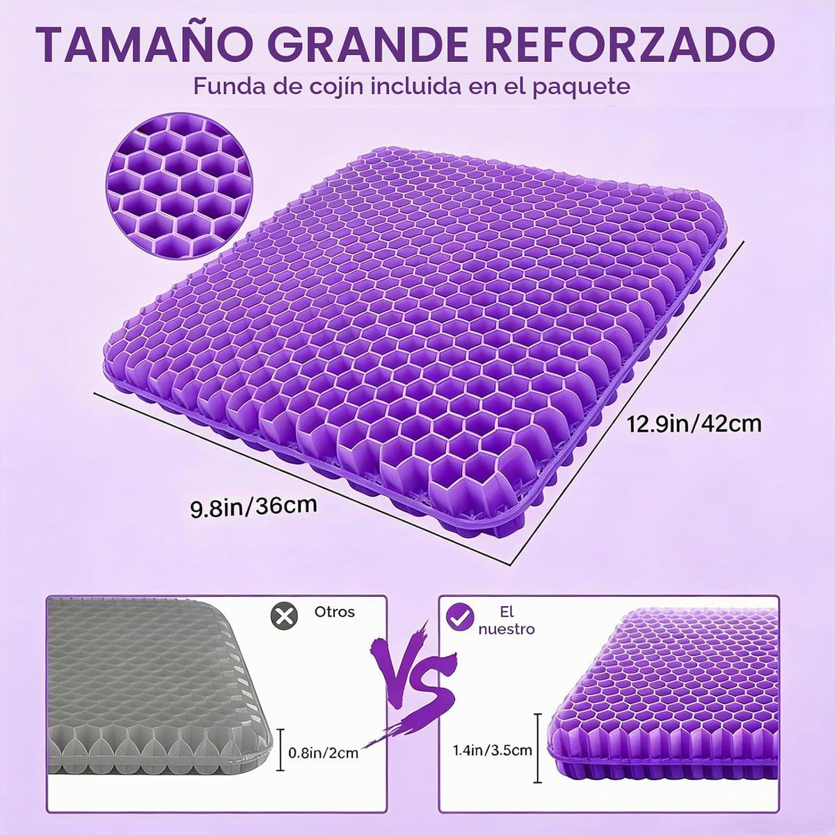 Almohada Cervical 3D Nido de Abeja