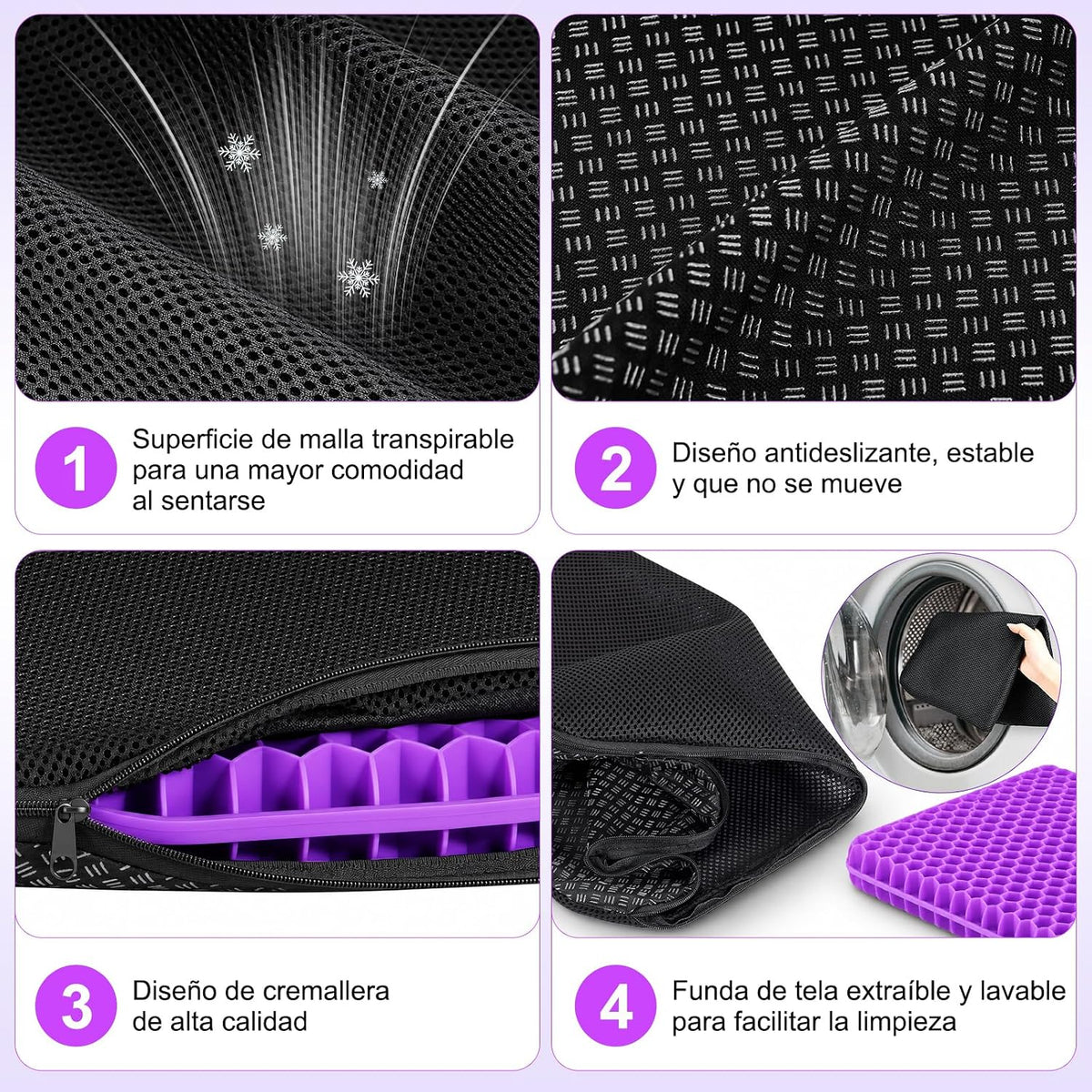 Almohada Cervical 3D Nido de Abeja