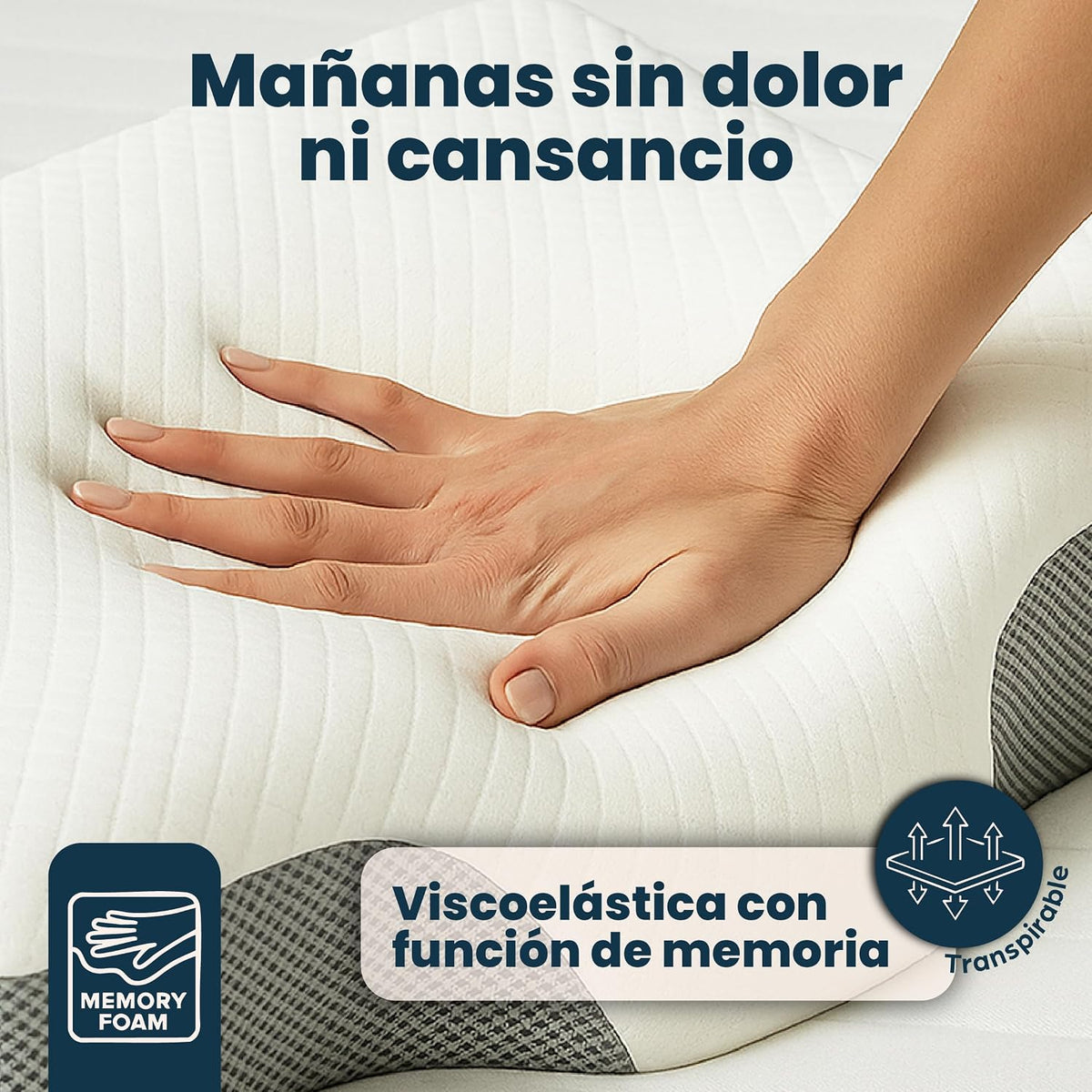 Almohada Cervical Ortopédica Viscoelástica