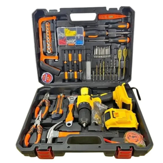 Taladro atornillador a batería 36V con 2 baterías