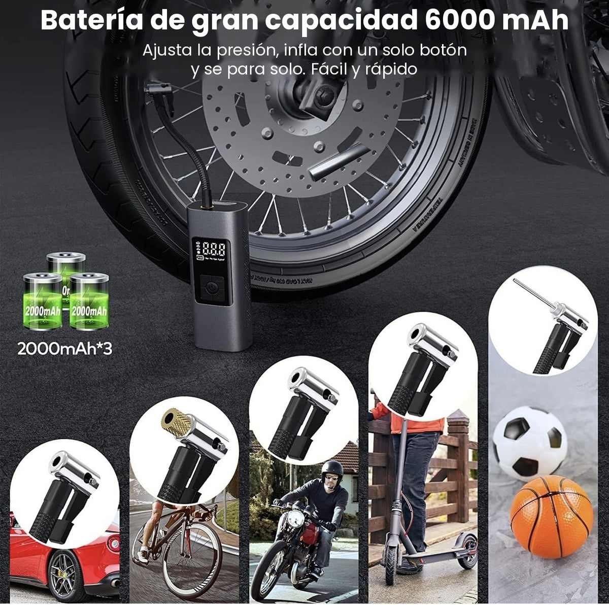 Batería 6000 mAh