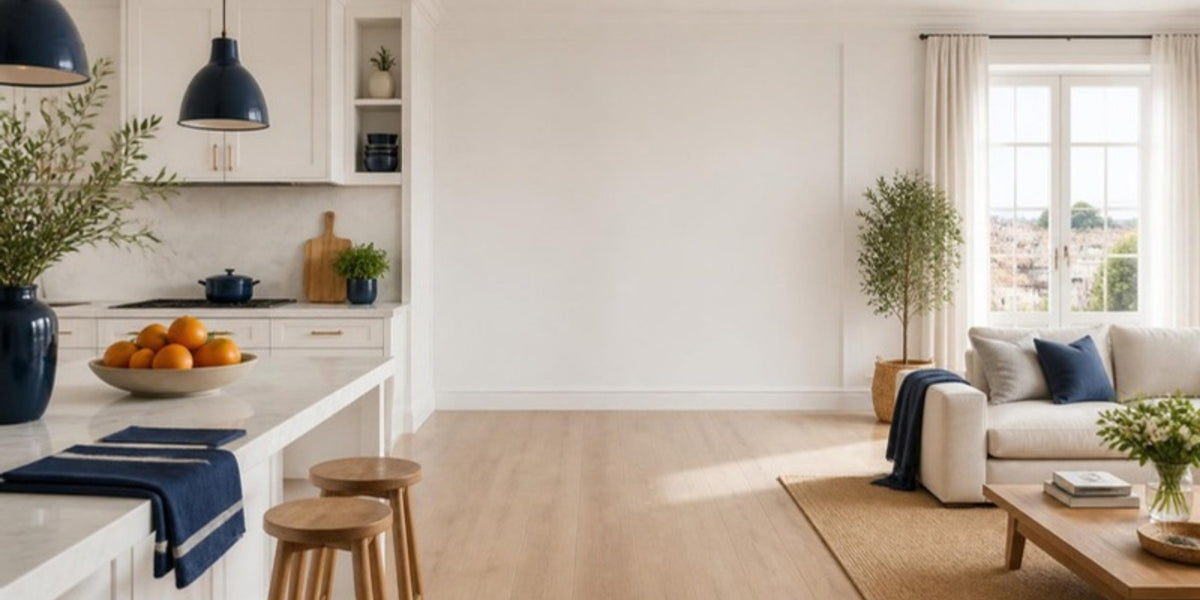Interno luminoso di una casa moderna